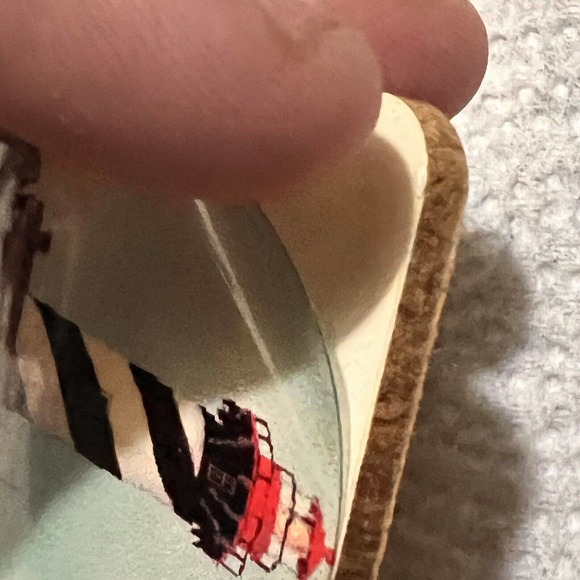 Meg St Augustine Florida Souvenir Refrigerator Magnet Black White Lighthouse Pic - Picture 2 of 9